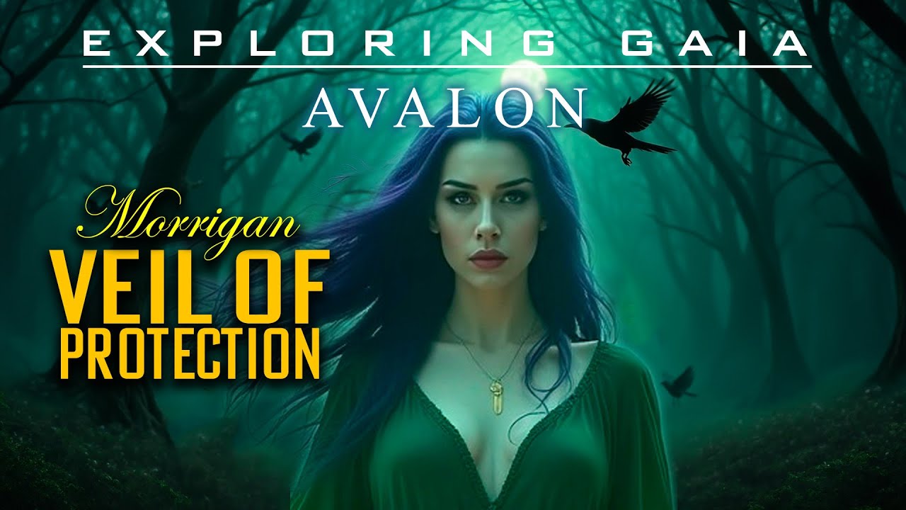 🍀 1H CELTIC POWER & MAGIC 🌿 | Goddess MORRIGAN – VEIL OF PROTECTION 🦅 | Exploring GAIA – AVALON