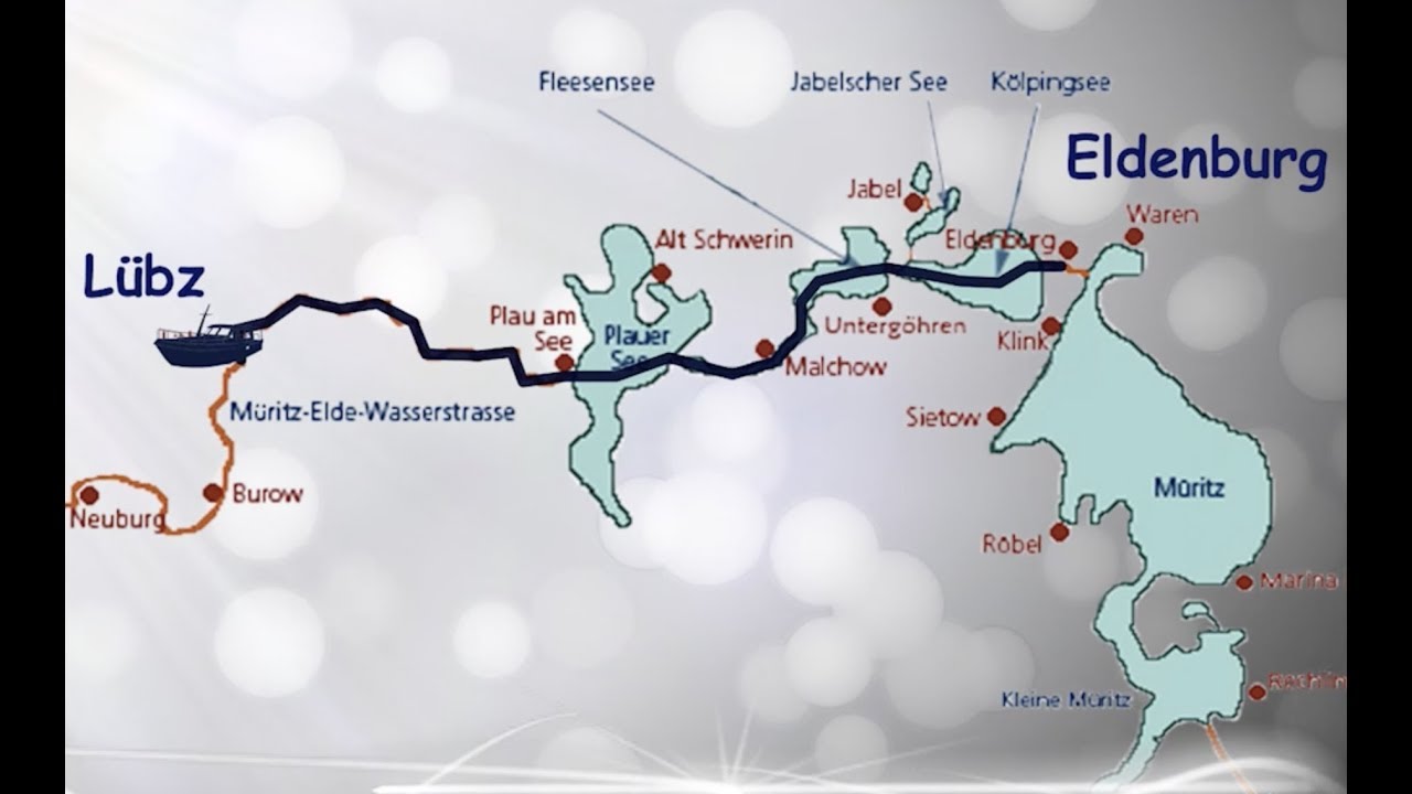 von Eldenburg nach L&uuml;bz - durch den Elde-M&uuml;ritz-Kanal mit dem Boot