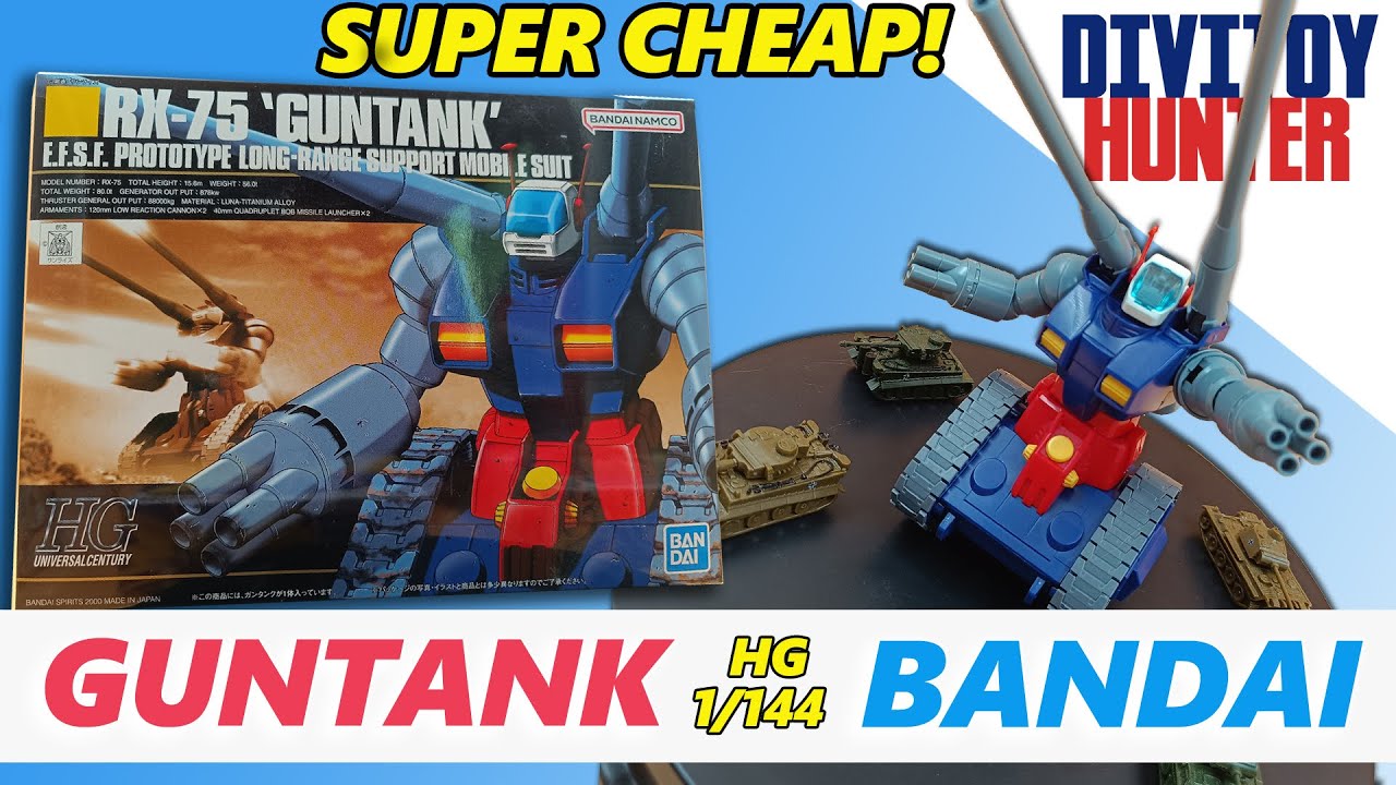 GUNTANK HG 1/144 BANDAI STRAIGHT BUILD