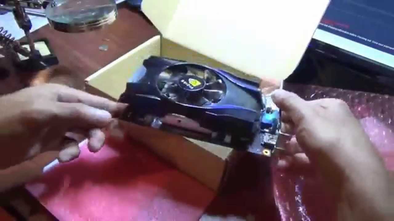 GeForceGT630 2GB NVIDIA DDR2 PCI Express Video Graphics card unboxing and full install tutorial