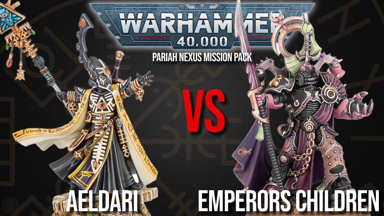NEW Emperors Children Vs Aeldari - Warhammer 40k 10th Edition