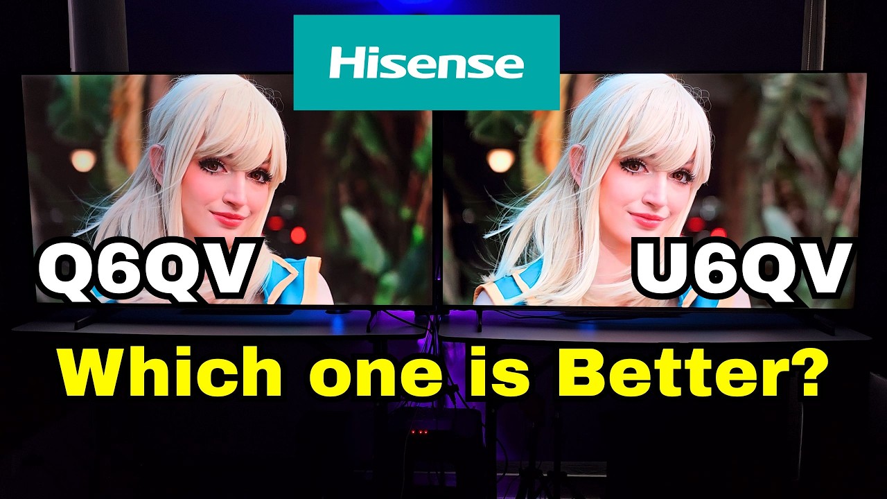 Hisense Q6QV против U6QV: какой из них выбрать? 🥊 Не ошибитесь! 📺