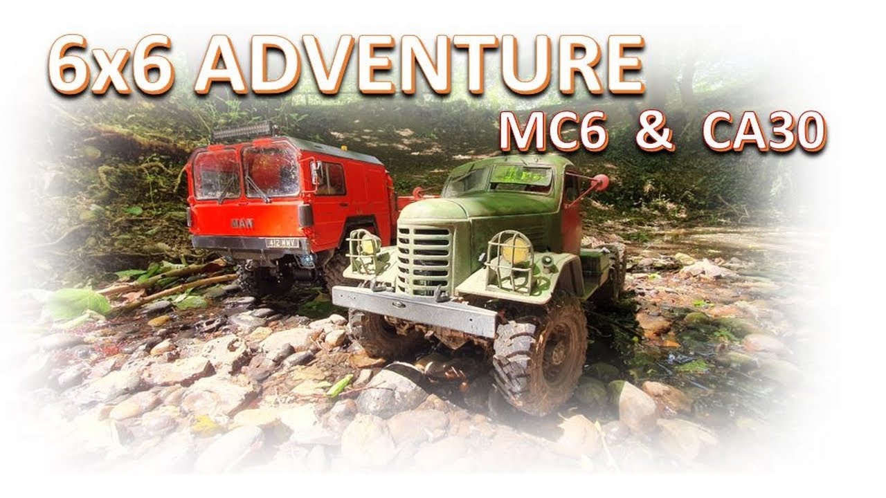 6x6 Adventure!! Our New Baby KingKong-RC CA30  Meets The Established Cross RC MC6 For A Woodland Run