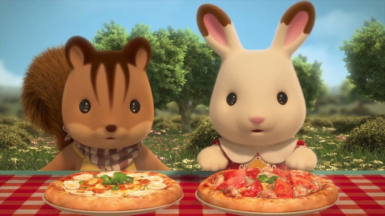 Busy ! Having Fun Making Pizza | Mini Episodes Season 3 -Clover-  #2 | Calico Critters