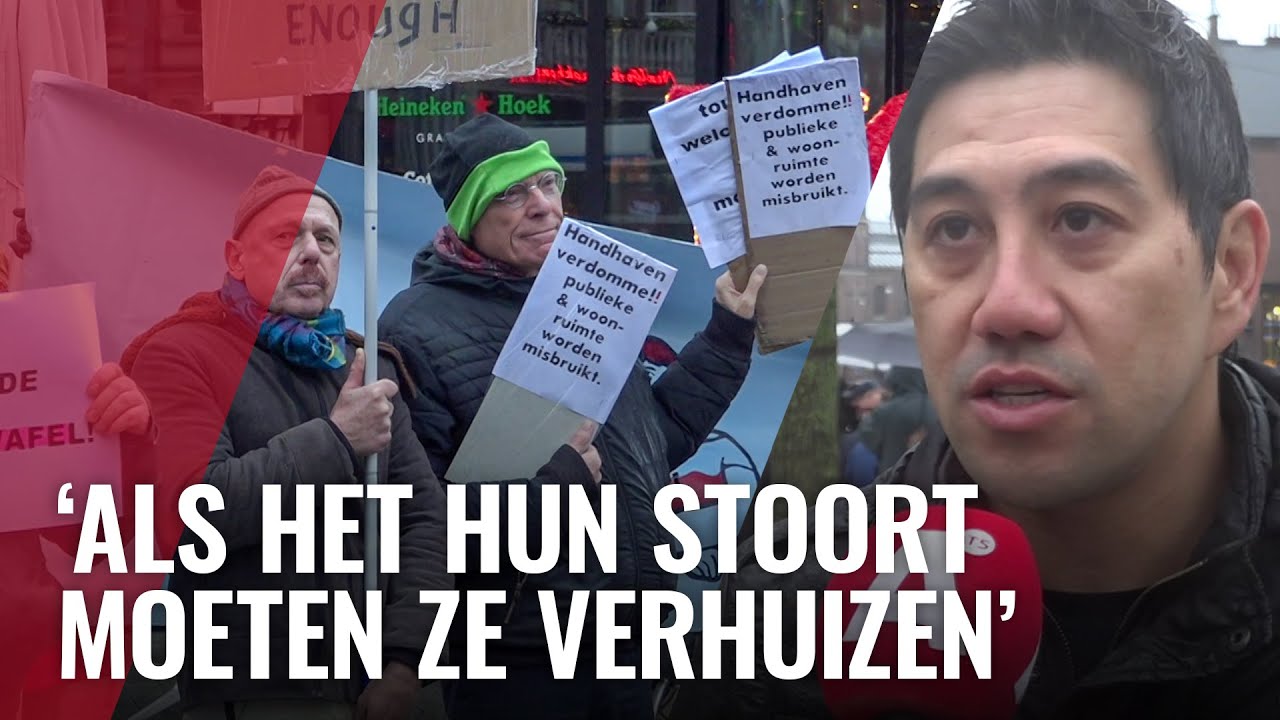Amsterdammers demonstreren tegen overtoerisme