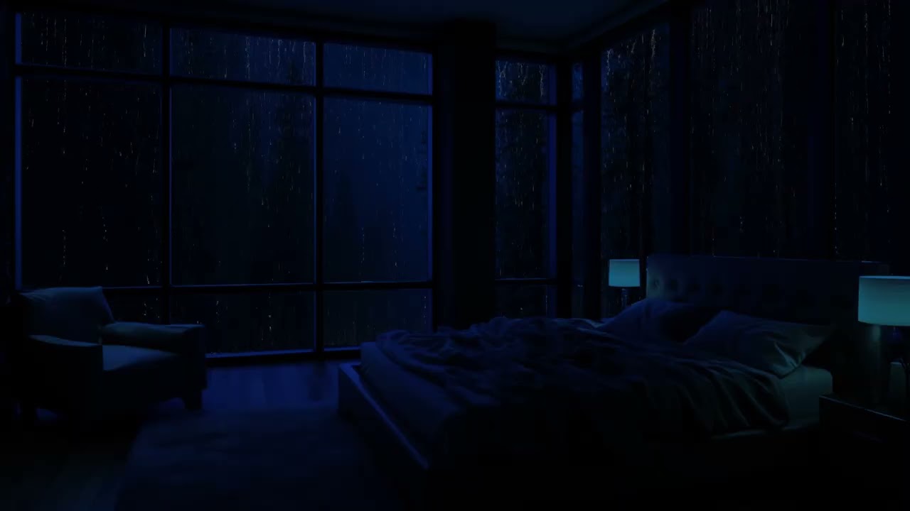 Rain Sounds for Sleeping – Let the Rain on the Window Wash Away Your Worries 🌧️🛏️