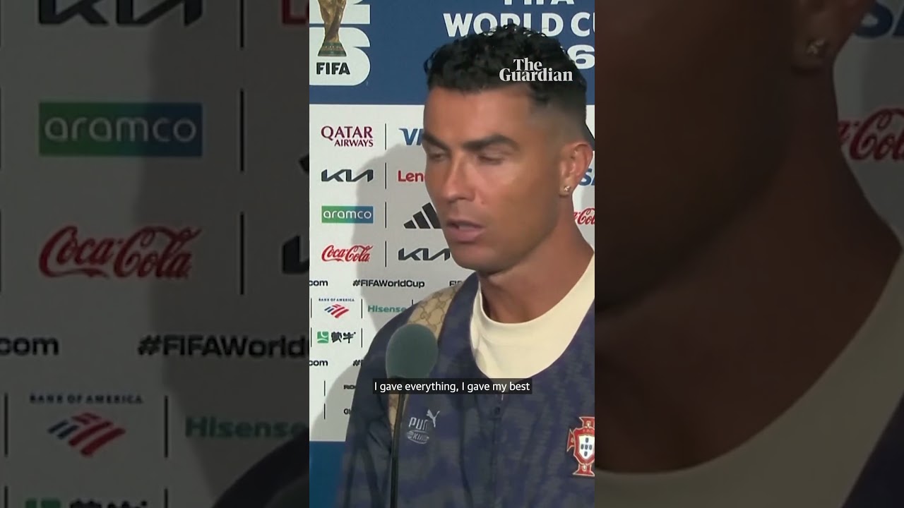 Cristiano Ronaldo says goodbye to the World Cup