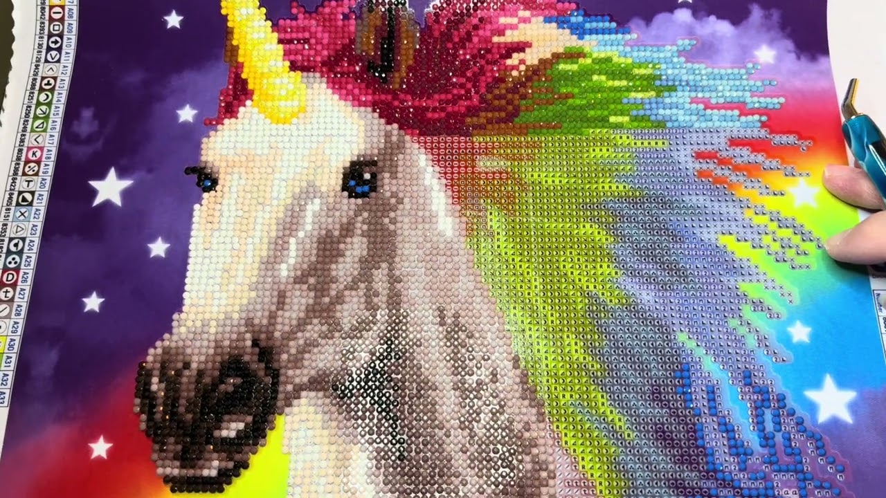 Diamond Dotz Rainbow Unicorn Part 12