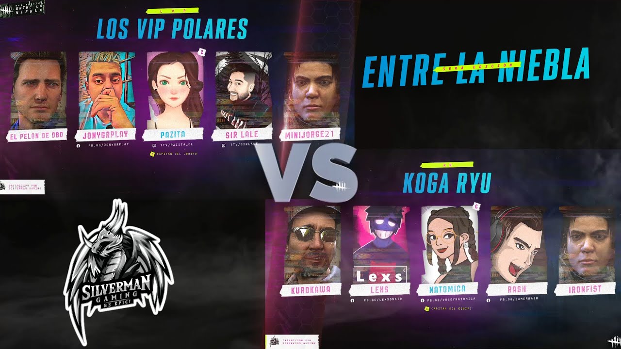 TORNEO DEAD BY DAYLIGHT | ENTRE LA NIEBLA 3ra Ed. | 4tos DE FINAL | LOS VIP POLARES VS KOGA RYU