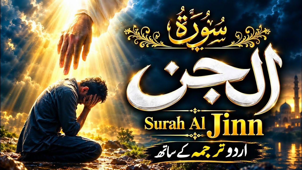 Surah Al Jinn | Protection from Jinn & Black Magic | Urdu & Hindi Translation | Beautiful Recitation
