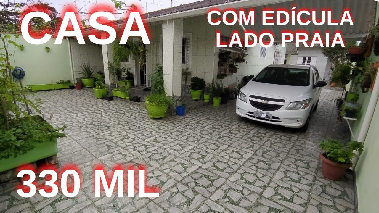 (vendido) 330 MIL | Casa com edícula e lado praia em Itanhaém, próxima de comércios