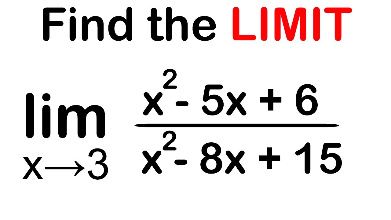 Evaluating Limits By Factoring | Higher Mathematics for Beginners 