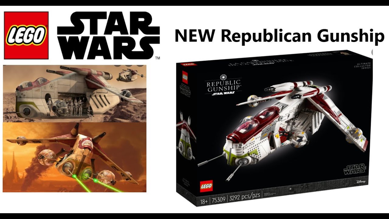 NEW LEGO Star Wars Republic Gunship Set 75309