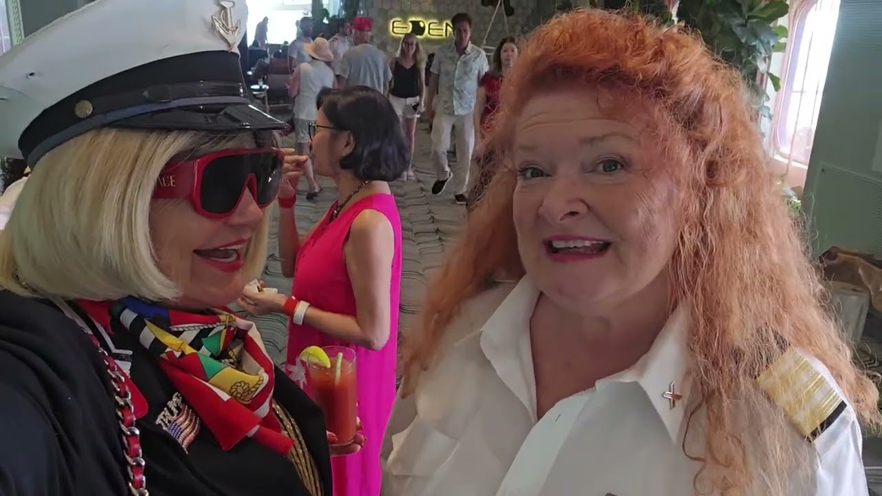 Celebrity Beyond hello to captain Kaye McCue from Julie and Valentina 5613359459