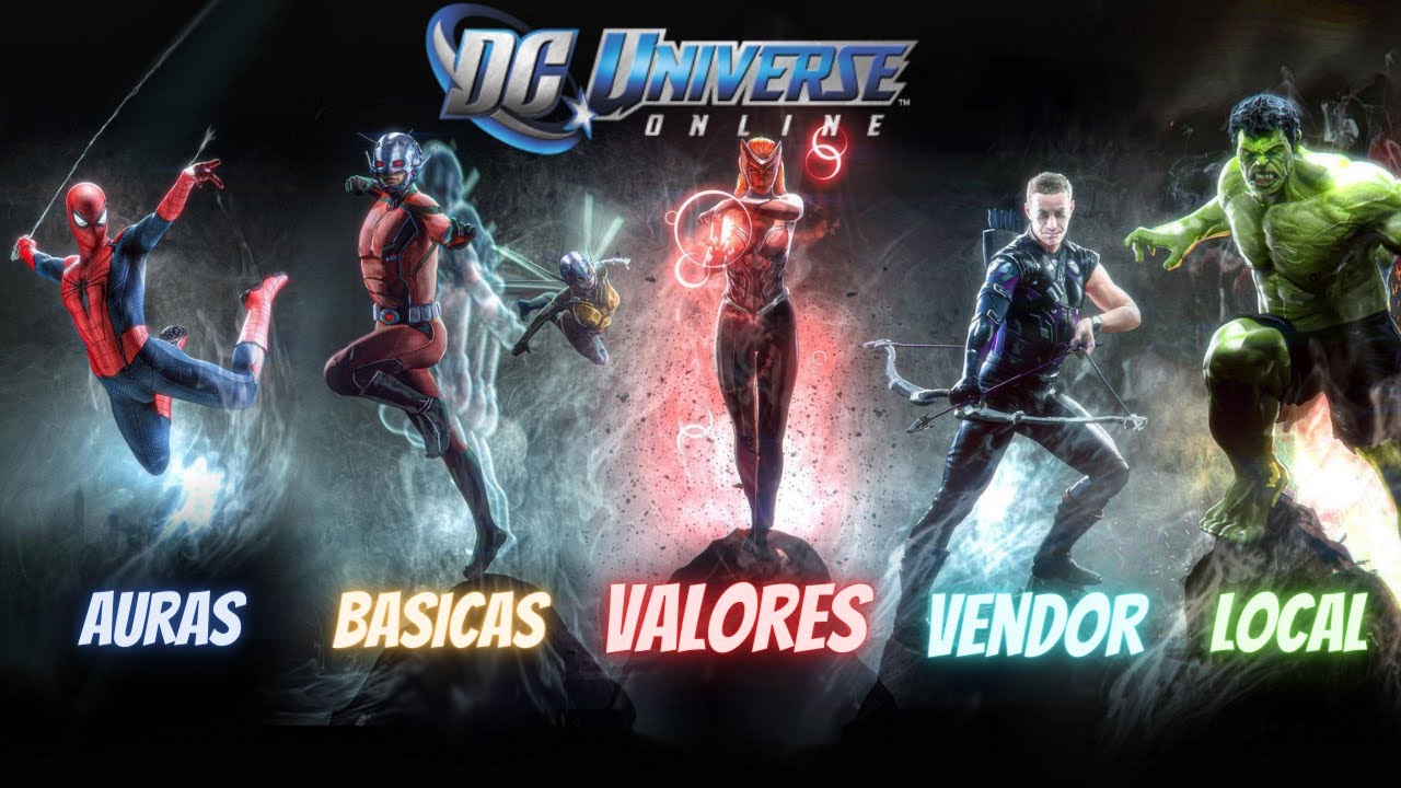 DCUO - AURAS INICIAIS QUASE DE GRAÇA!!!