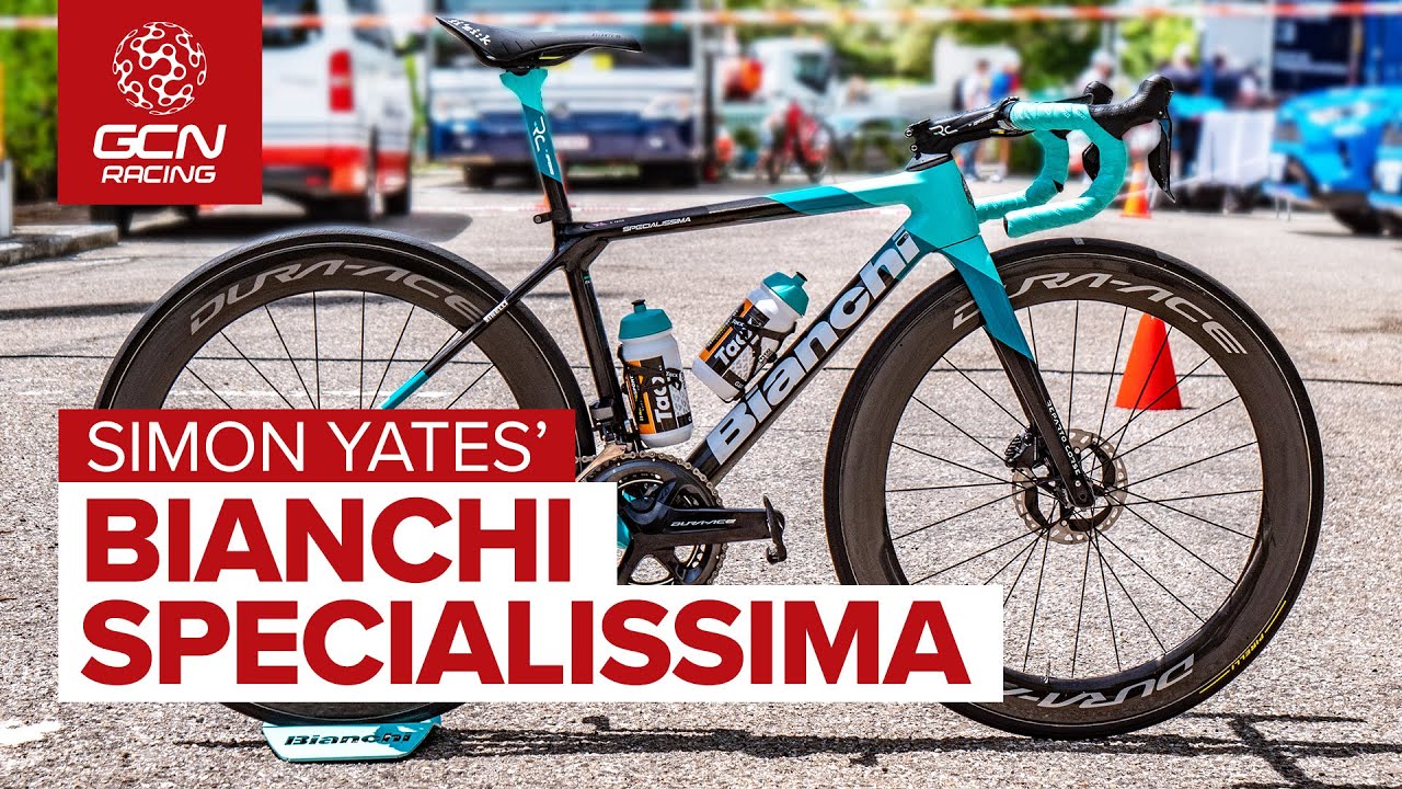 Simon Yates' Bianchi Specialissima | Team BikeExchange's Lightweight, Italian, Race Bike