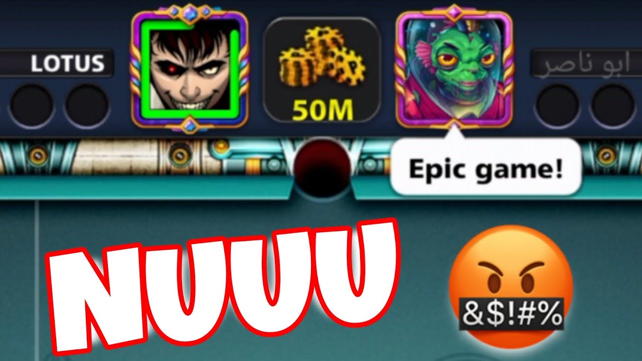 Mi-a dat țeapă ... dar tot l-am bătut / Eu care credeam că joacă Epic Game | 8 Ball Pool România