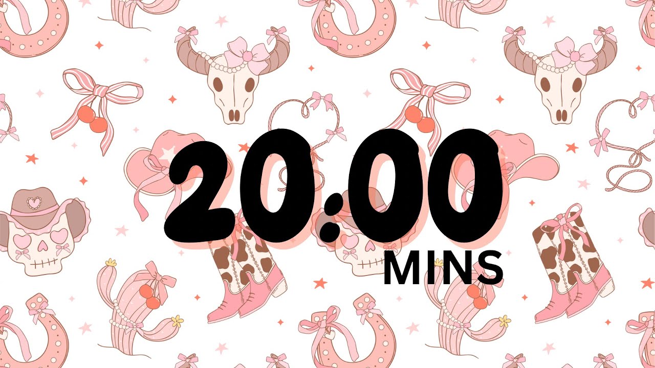 20-Minute Countdown Timer 🎵| Aesthetic Study, Focus, Work, Classroom & Yoga | Cottagecore Aesthetic✨