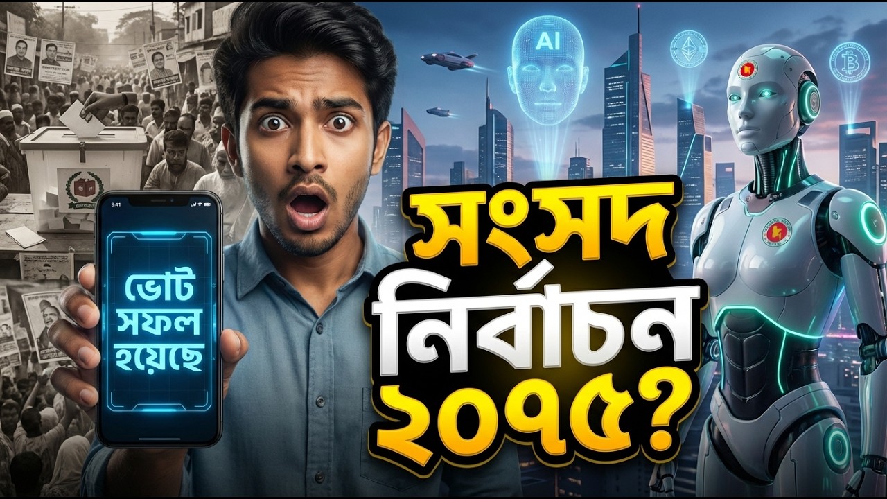 ৫০ বছর পর বাংলাদেশের ভোট হবে ফোনে? অবিশ্বাস্য ভবিষ্যৎ! 🗳️📱
