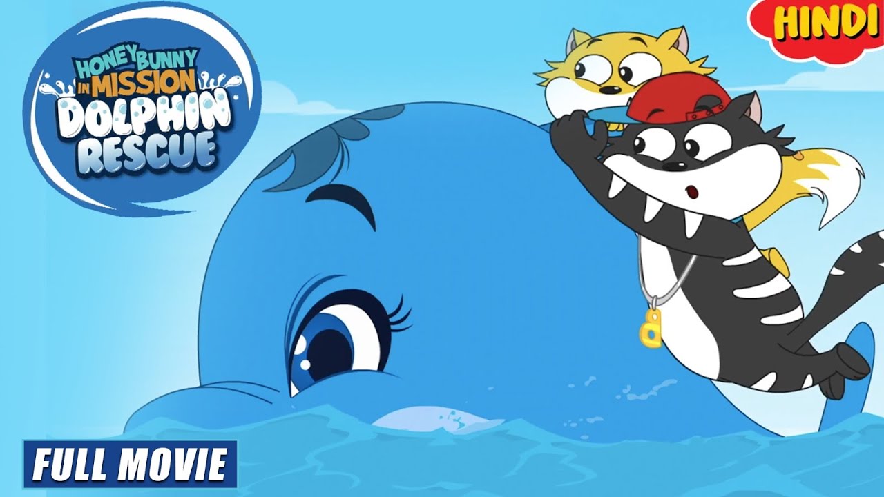 Christmas Special | Honey Bunny In Mission Dolphin Rescue | New Movie In Hindi | Cartoon For Kids