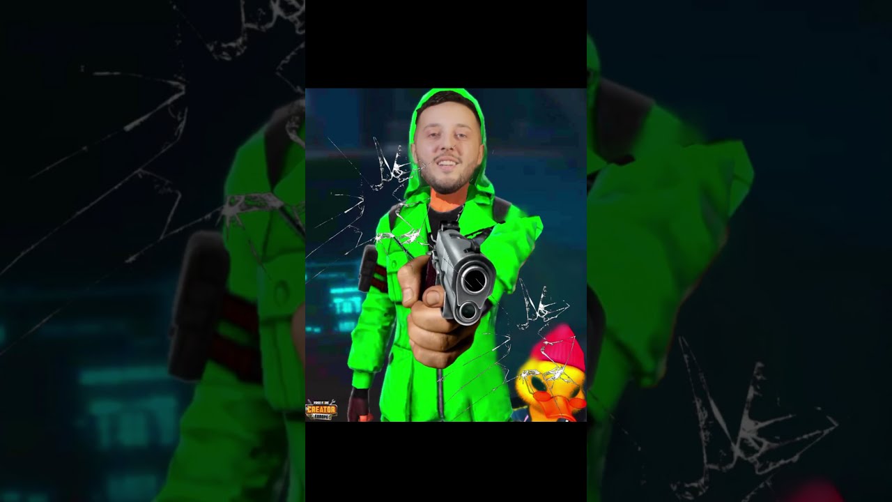 GREEN CRIMINAL FACE REVEAL... #shorts