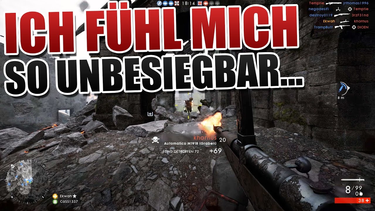 Echte Pros spielen mit Zoom... Battlefield 1