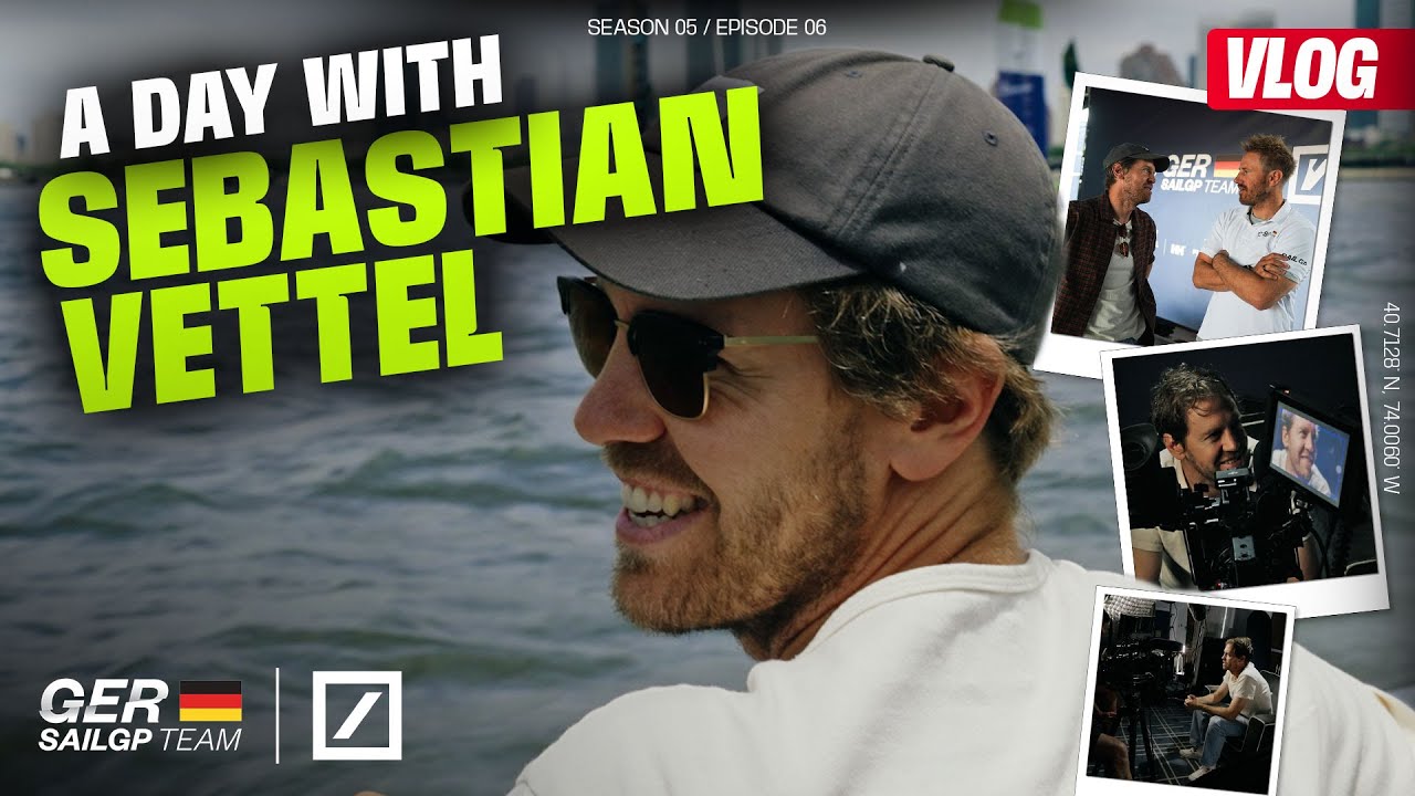 A day with Sebastian Vettel in New York | Germany SailGP Team