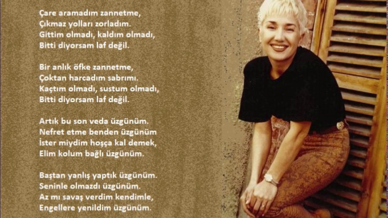 Jale - Üzgünüm (Orijinal Karaoke)