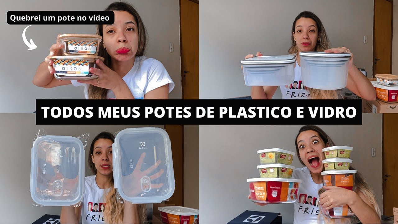 TODOS MEUS POTES DE VIDRO E PLÁSTICO | Electrolux, oikos e marinex - ENXOVAL DE CASAMENTO pt23