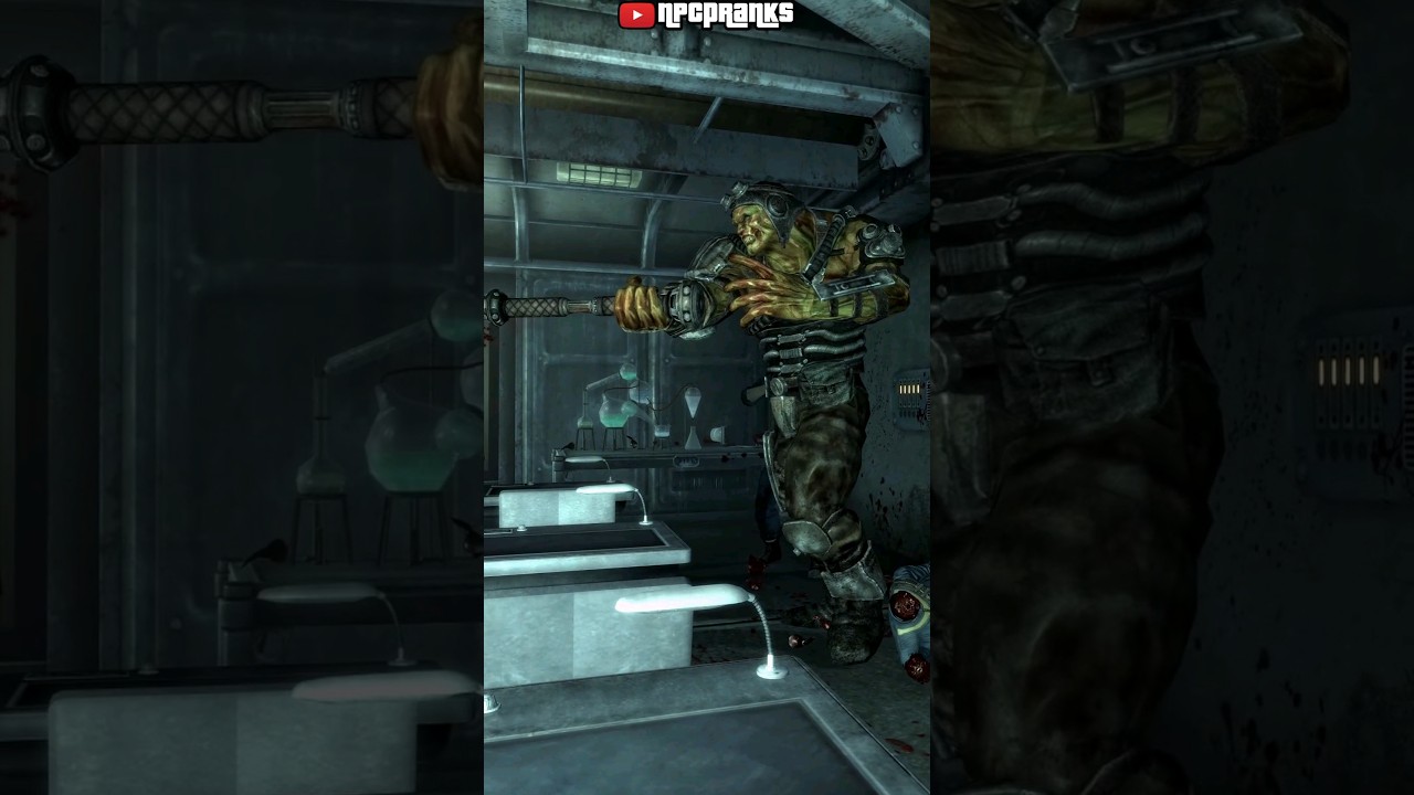 Angry Super Mutant Breaks Into Vault 101 And Crashes The GOAT Test | Fallout 3