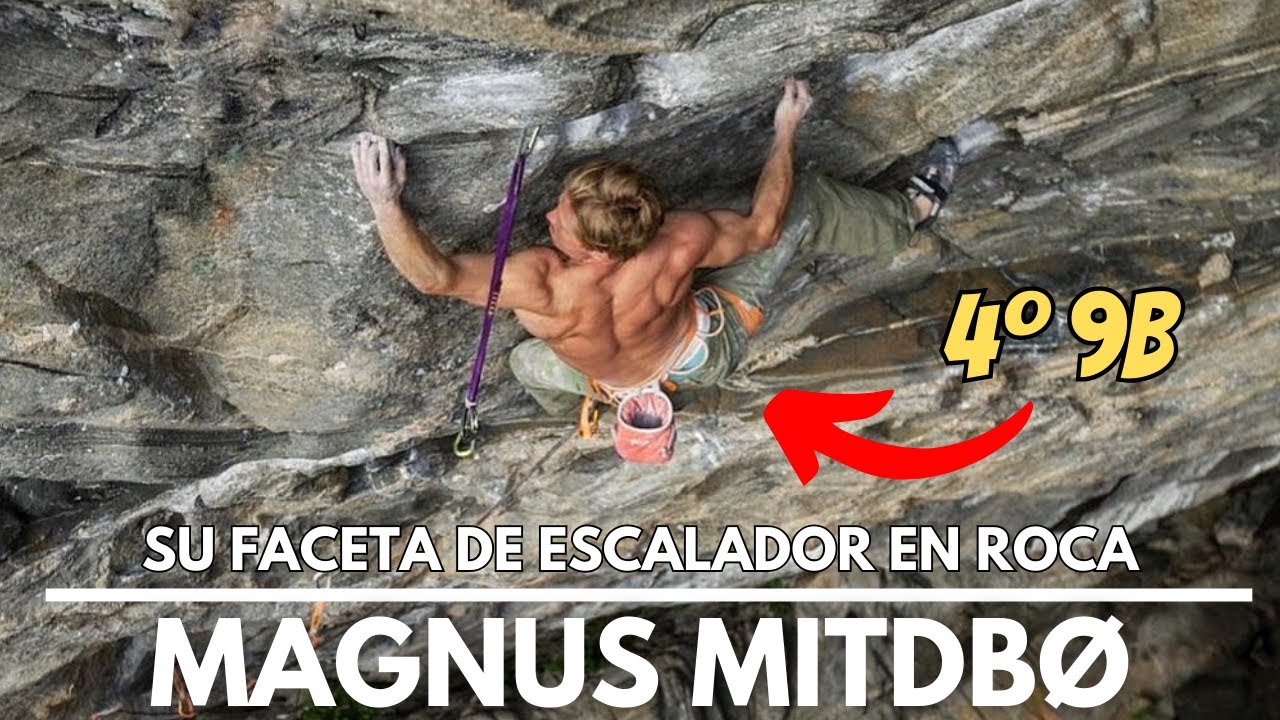 La HISTORIA de MAGNUS MIDTBØ como ESCALADOR de ROCA | Cuarta persona en escalar 9b