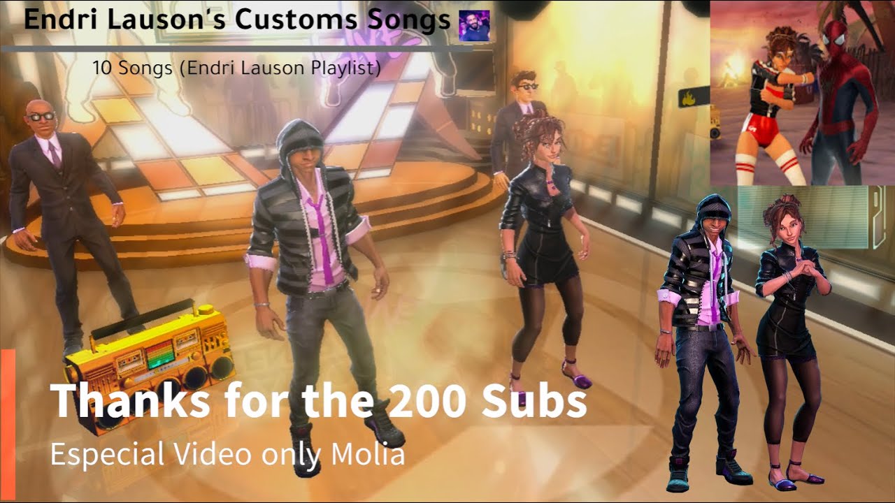 Dance Central 3 | 200 Subscribers Special (Endri Lauson's Customs Songs) (Playlist)