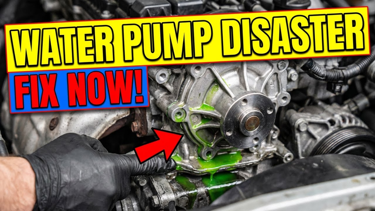 Coolant Leaks Don't Lie: Water Pump Disaster Coming