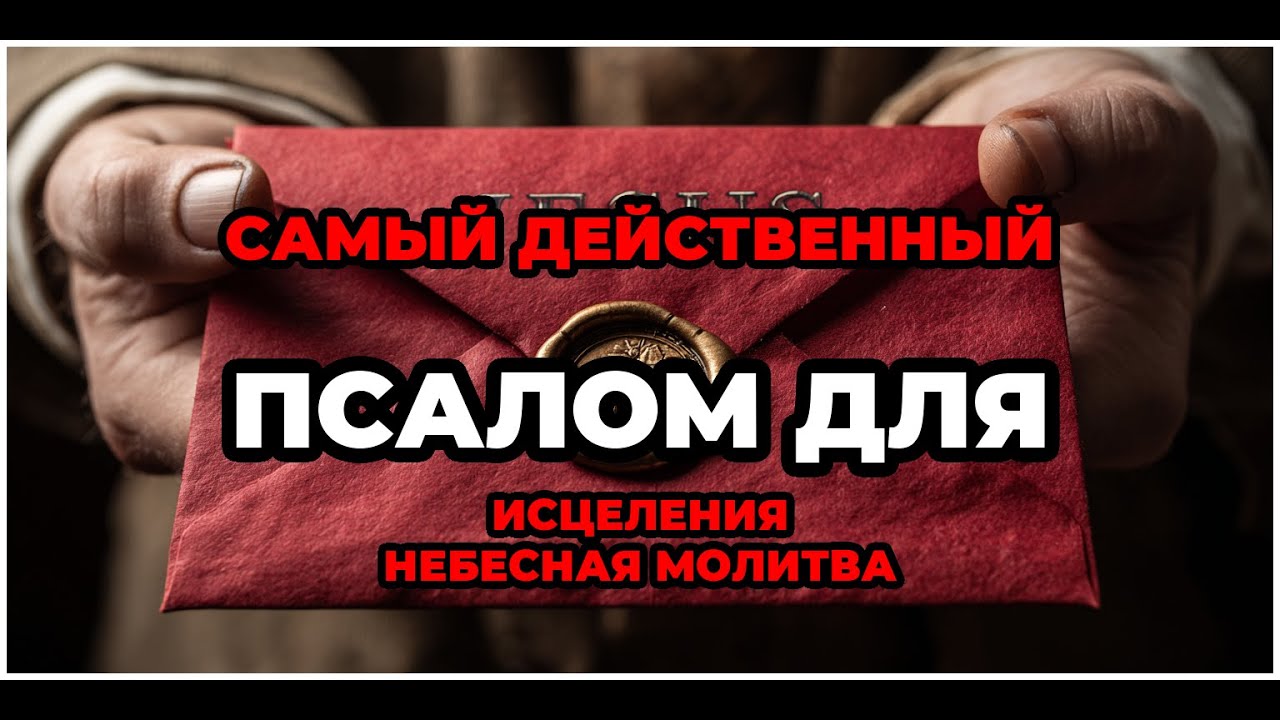 САМЫЙ ДЕЙСТВЕННЫЙ ПСАЛОМ ДЛЯ ИСЦЕЛЕНИЯ – НЕБЕСНАЯ МОЛИТВА