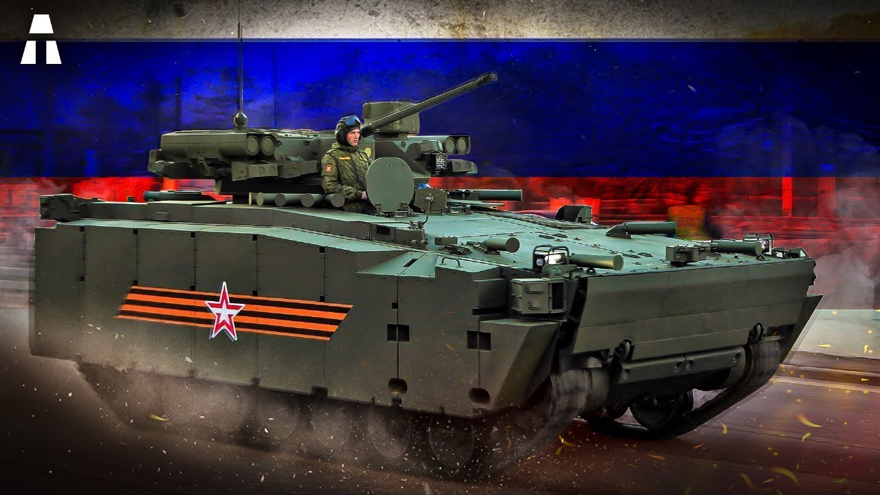 Questo Veicolo Blindato Russo di Nuova Generazione galleggia Sull'acqua.