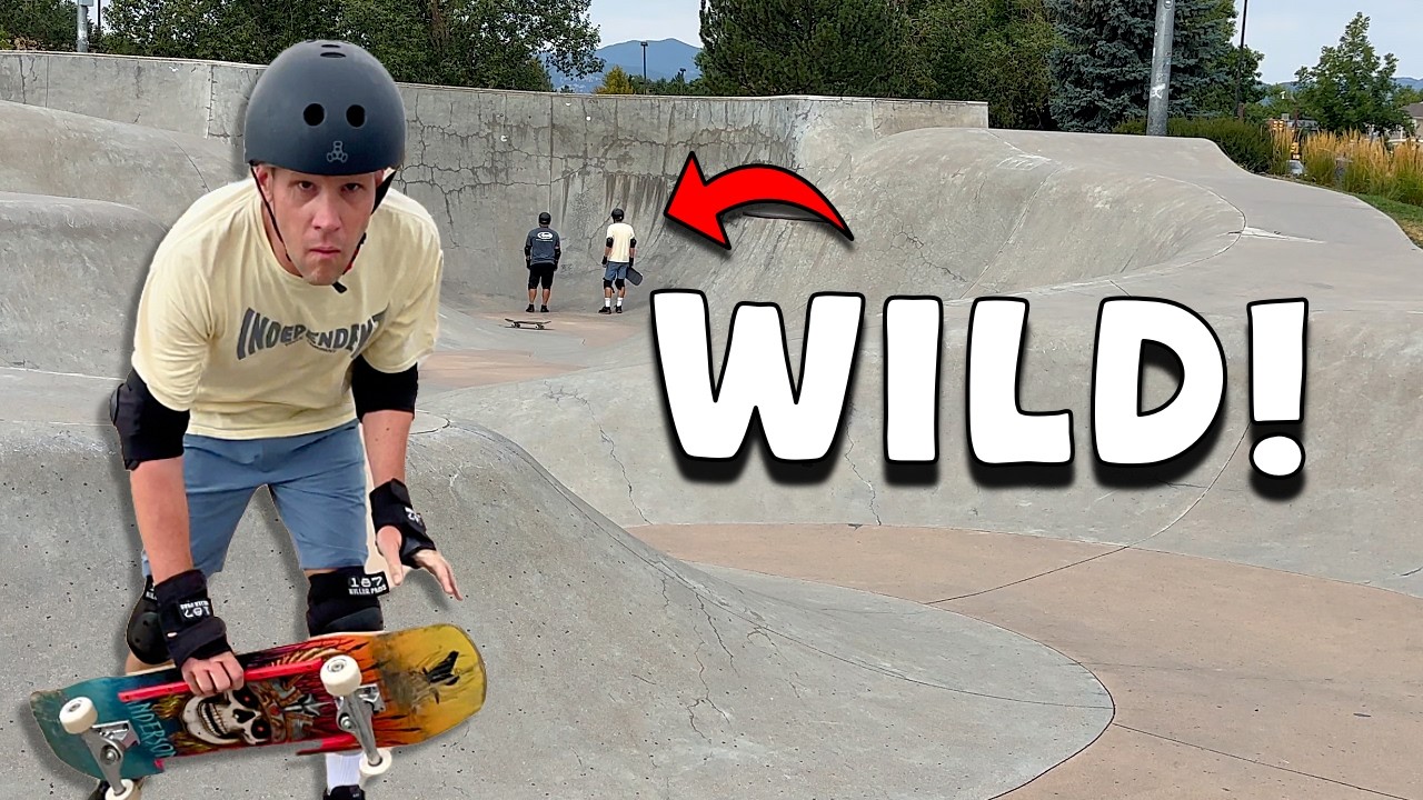 Didn’t Expect THIS at the Skatepark (Skating Again at 47)