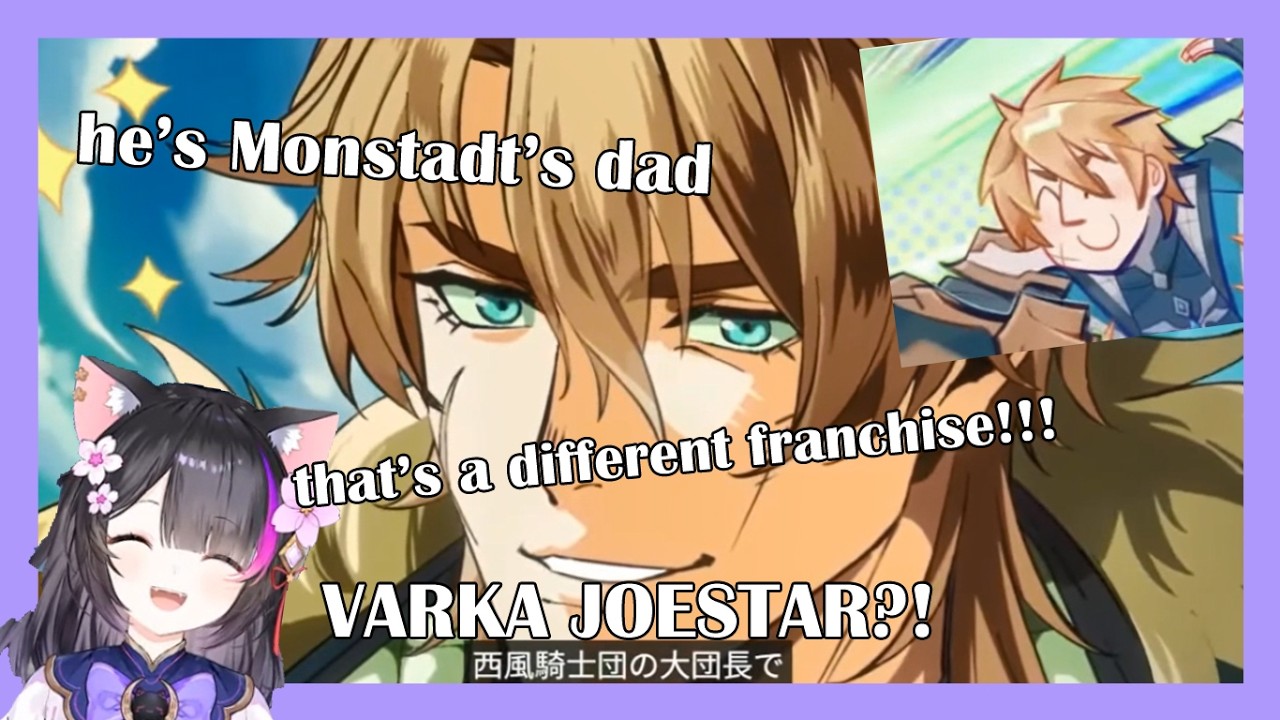 [ENG SUB] reactions to Varka's trailer in a nutshell | genshin impact