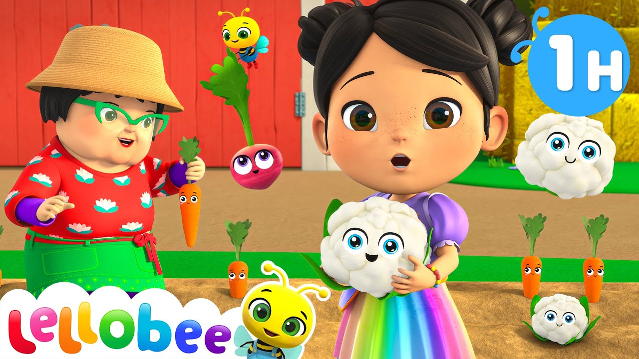 It’s harvest time! Everybody get ready! 🌻Lellobee City Farm - Kids Playhouse Song Mix