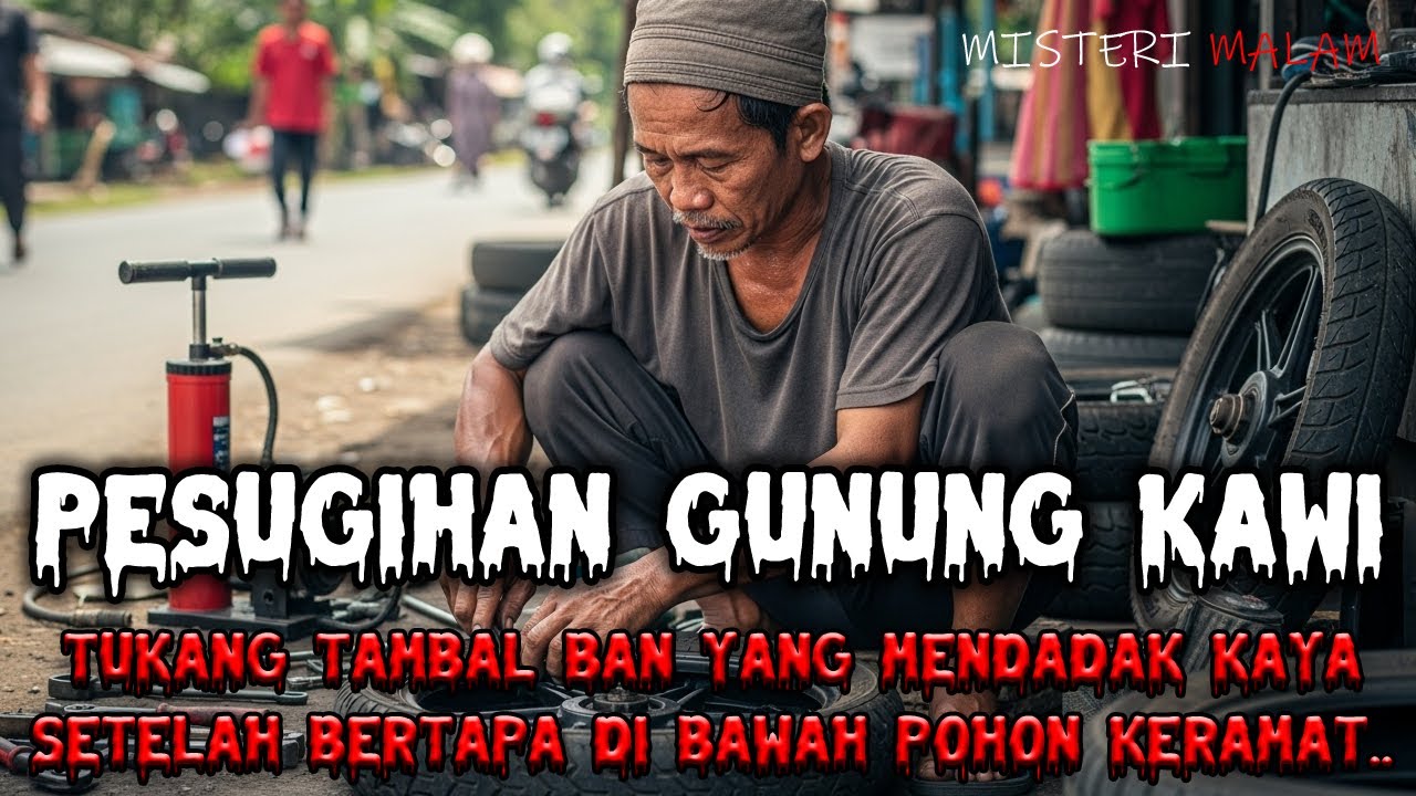 PESUGIHAN GUNUNG KAWI !!! TUKANG TAMBAL BAN YANG MENDADAK KAYA SETELAH BERTAPA DIPOHON KERAMAT..