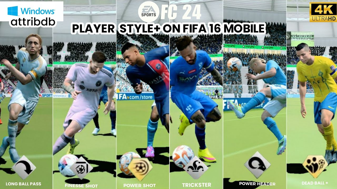 Player Style+ Card now on Fifa 16 Mobile Offline. Support PC attribdb and Switch attribdb.
