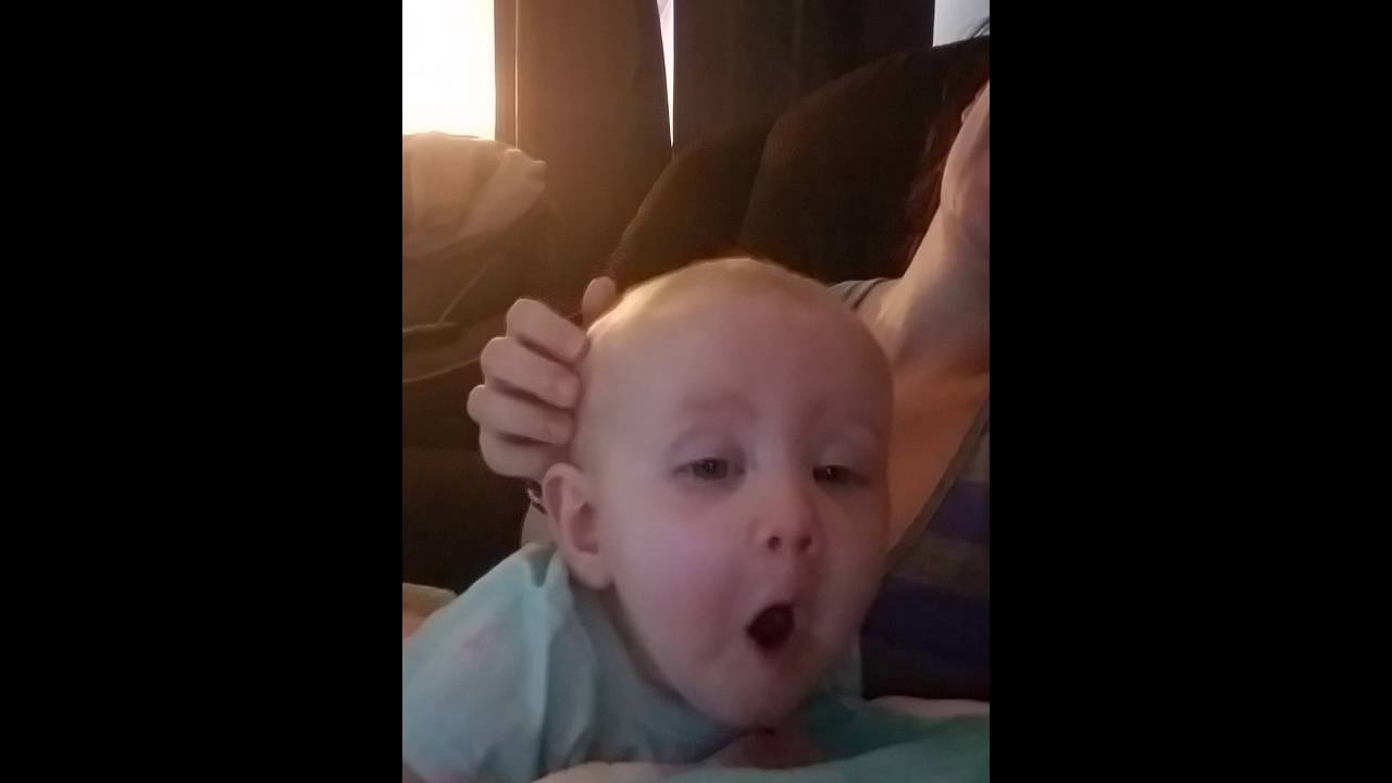 Getting her back tickled ♡