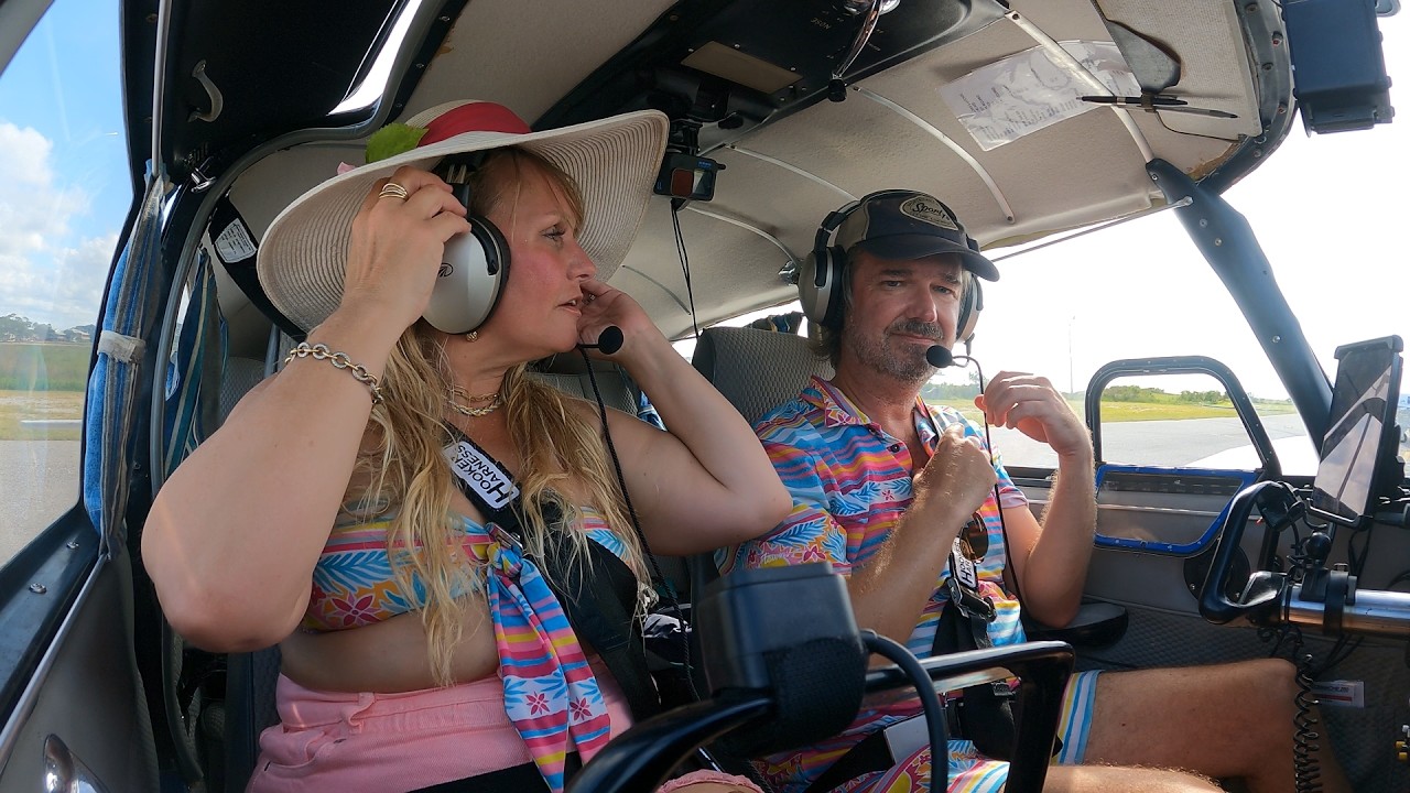 Flying Home from Dauphin Island | Beach Flight to Pensacola in a Piper Comanche - 4R9 to 82J