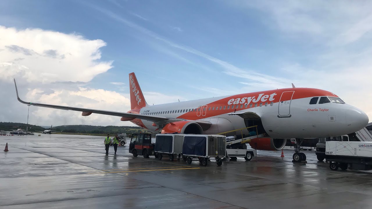 Stormy Departure | easyJet | Airbus A320neo | G-UZHM | Krakow to Edinburgh