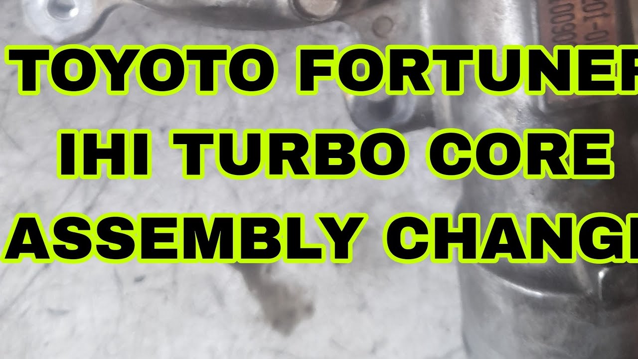 TOYOTO FORTUNER TURBO CORE ASSEMBLY CHANGE ഫോർച്യൂണർ കോർ അസംബ്ലി മാറ്റുന്നു