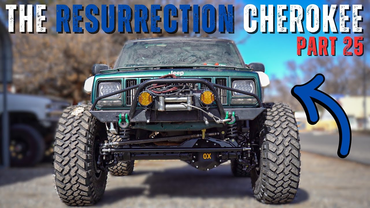Задняя подвеска и «тест-драйв» моего однотонного Jeep Cherokee XJ