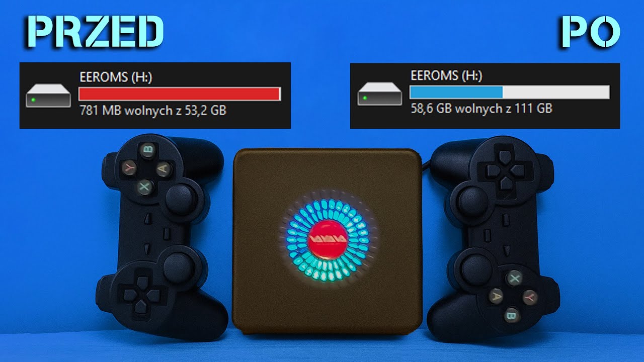 GameBox GD23 - Zwiększenie miejsca na gry