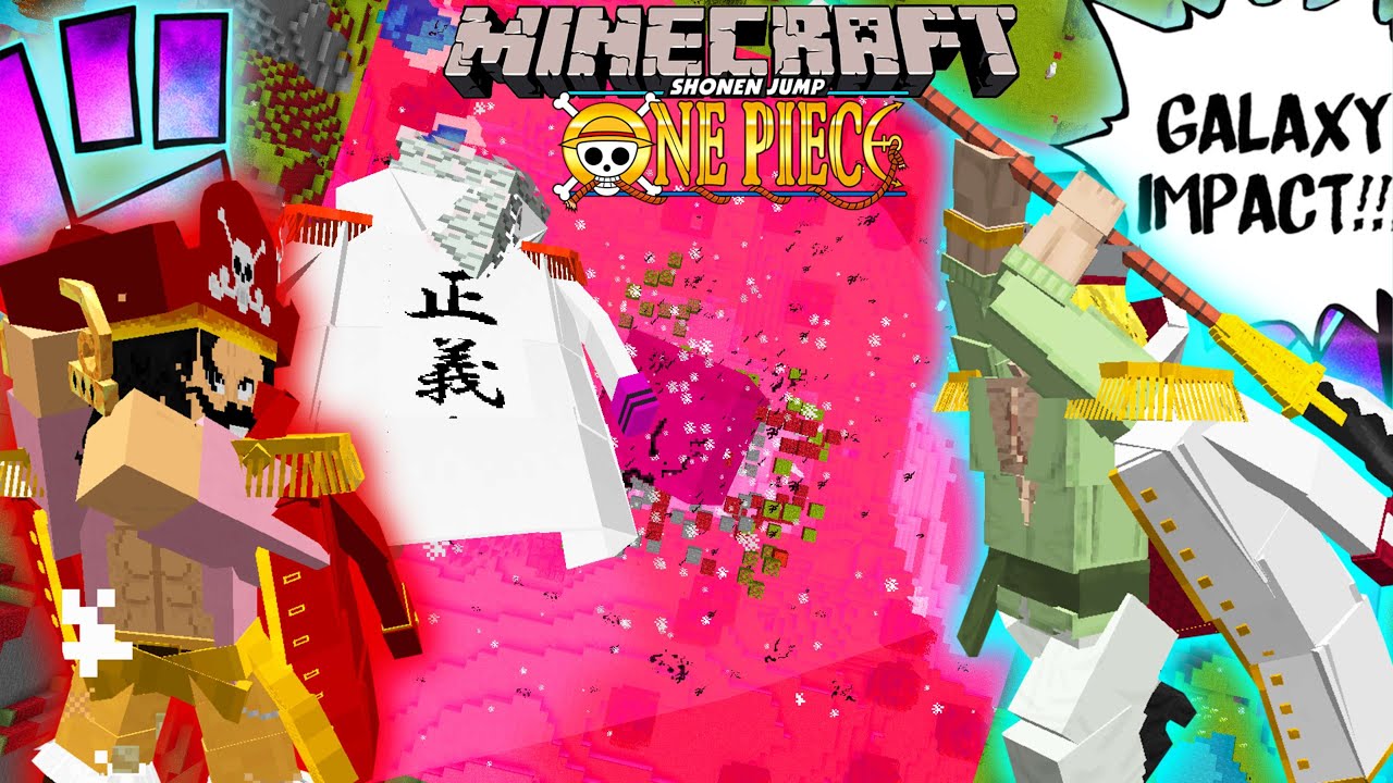 Я выжил в Minecraft One Piece в течение 24 часов, играя за Монки Д. Гарпа.