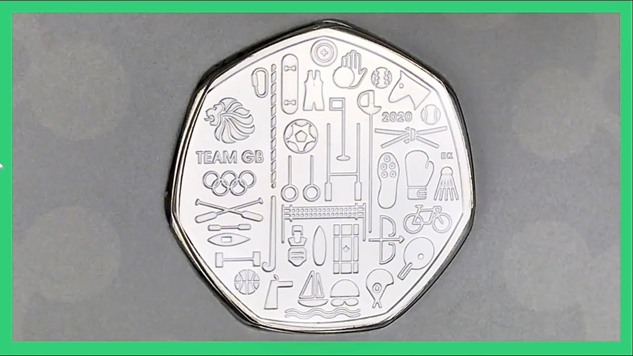 New Olympic 50p Coin - Team GB 2020 / 2021 50p ||  BUNC Unpackaging / Unboxing || Royal Mint 2021