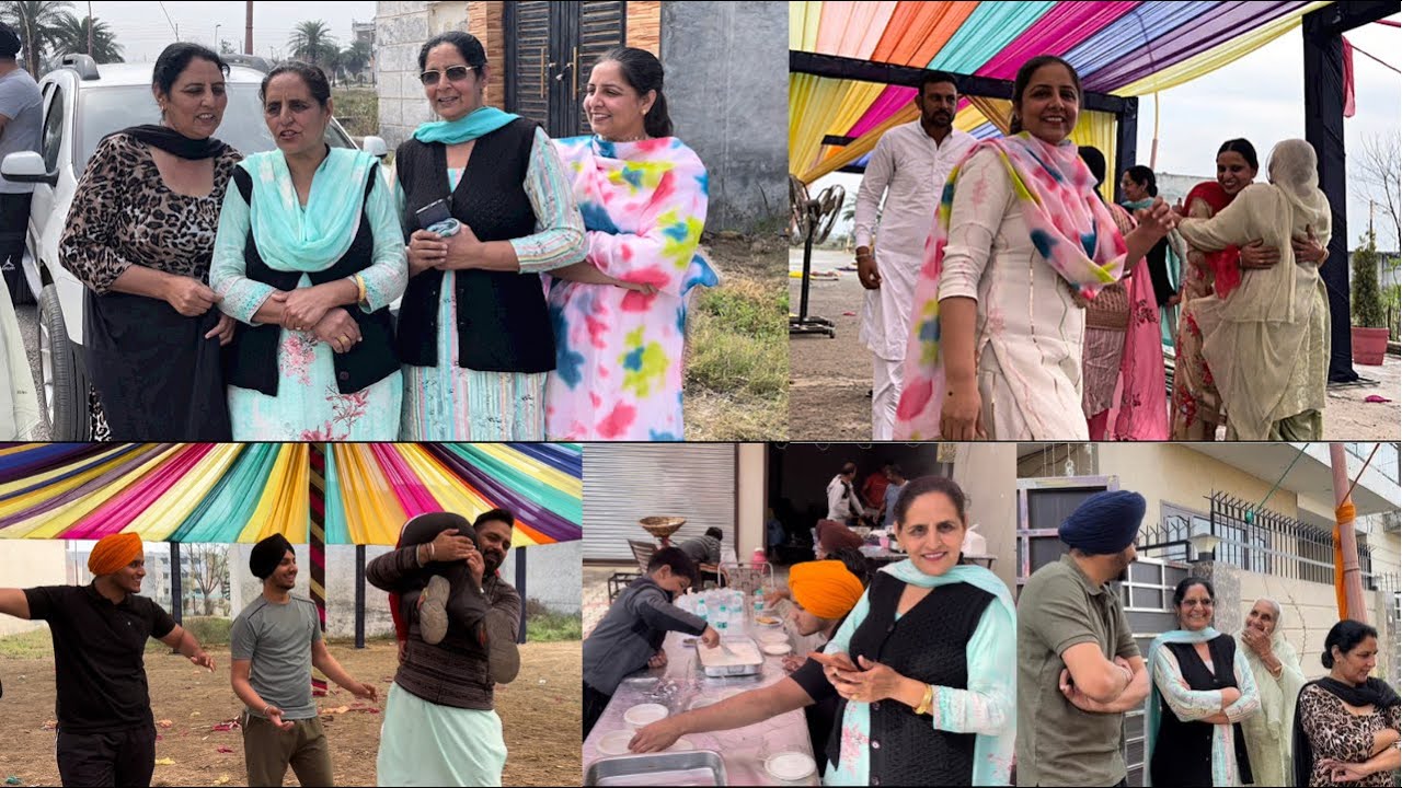 Day-5 Yuvi Di Shatti te Aaj Aa Gya Pora Nanka Te Dadka Parivaar | Gaye Geet 🥰
