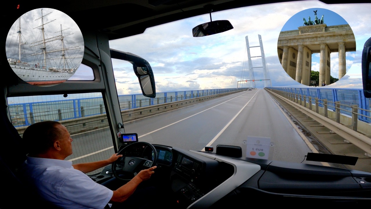 MET DE TOURINGCAR 🚍  LANGS DE RIVIER DE ODER: VAN STRALSUND NAAR BERLIJN (MET POLEN UITSTAP !)